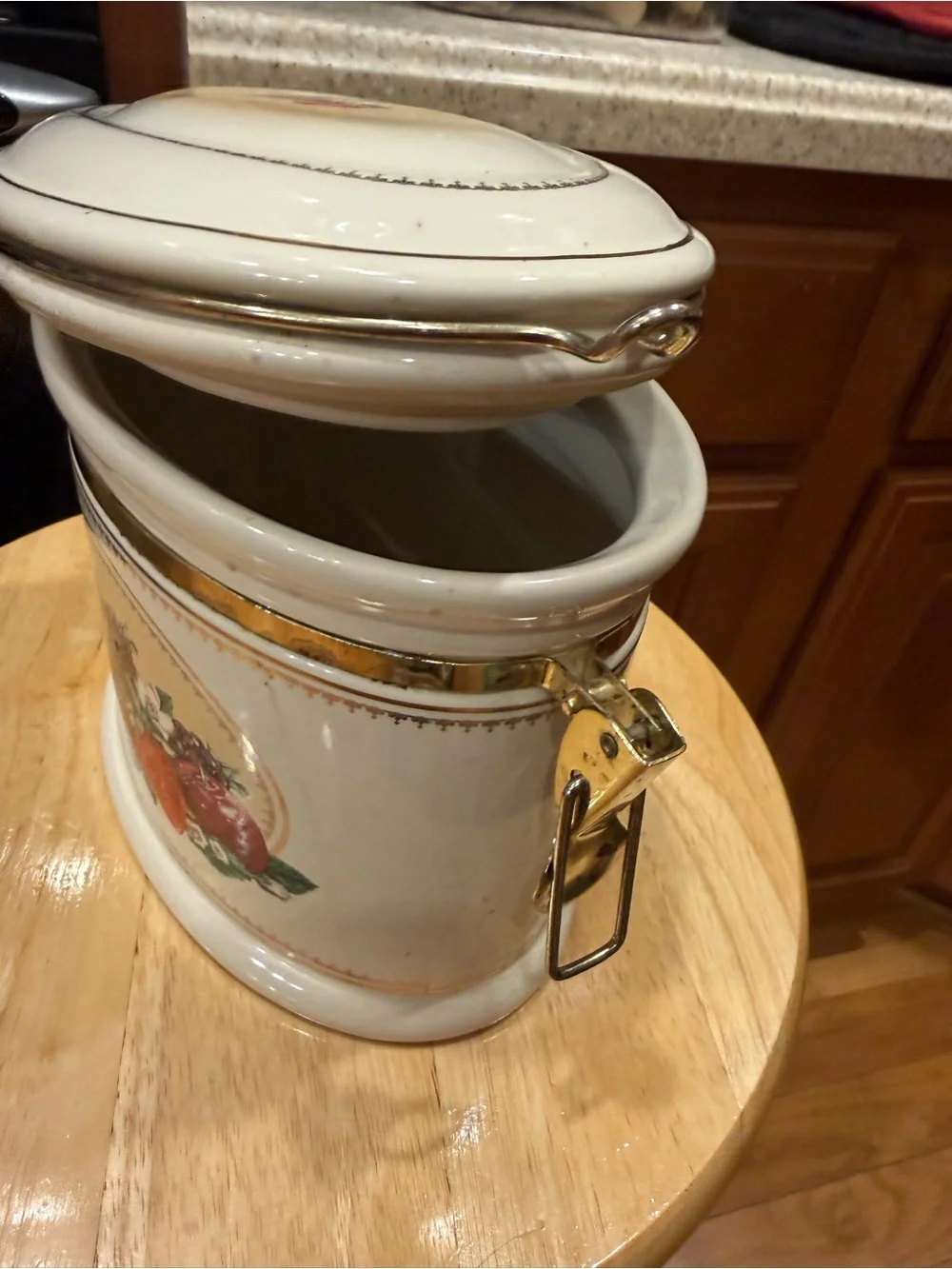 Vintage Knott’s Berry Farm Foods Fruit-Print Kitchen Storage Canister